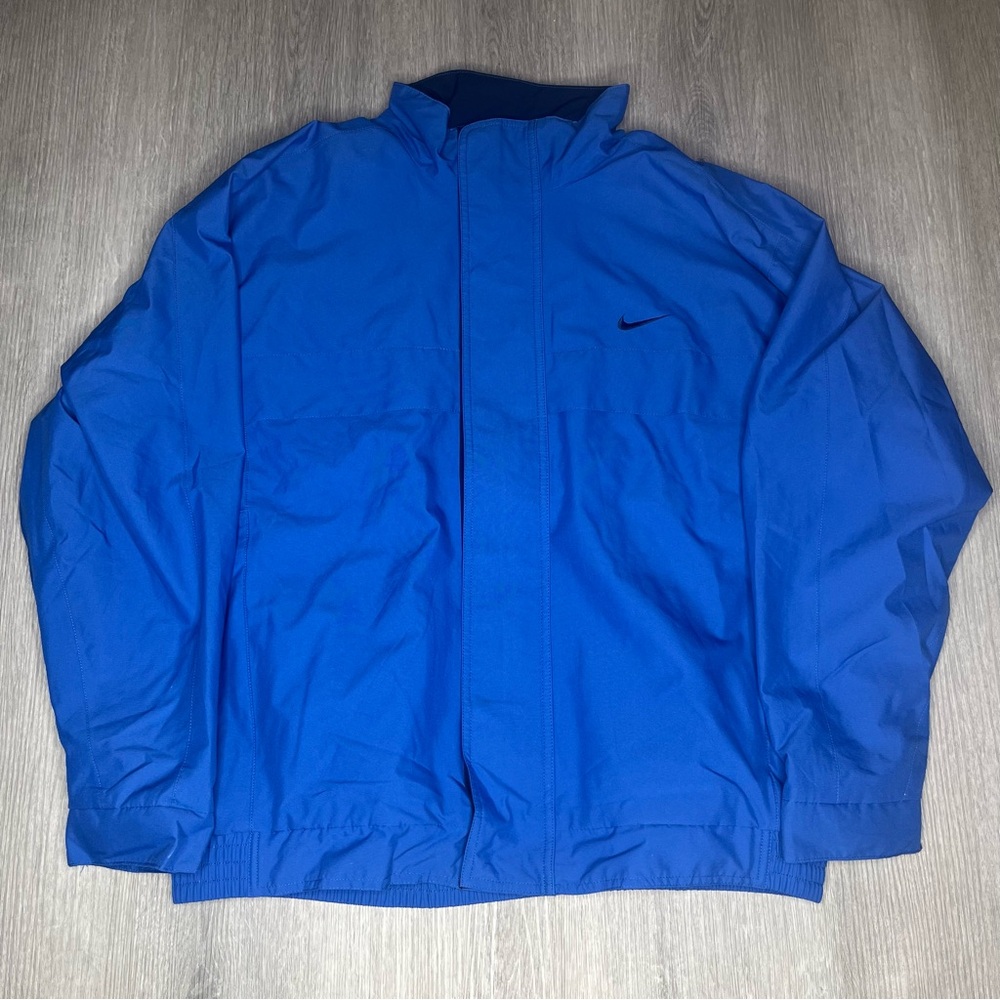 Nike Golf Blue Zip Up Windbreaker Jacket